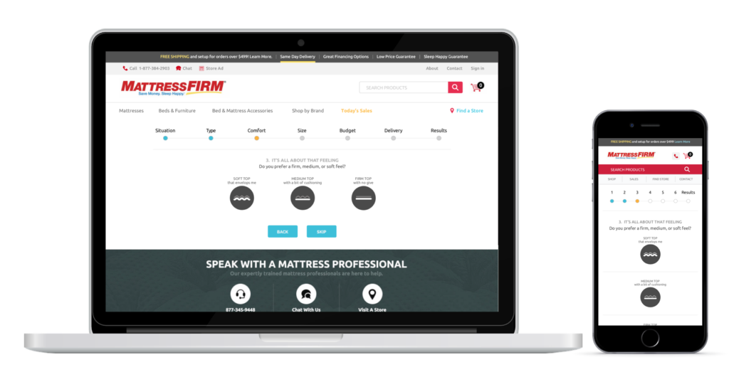 Mattress Firm Johnny Terlaje UX/UI and Visual Designer Seattle, WA